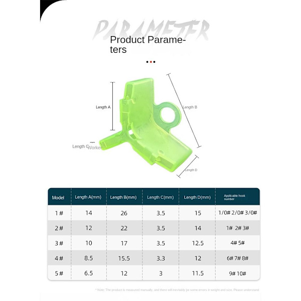 Krokosuoja Kotelo Kalastus Kolmihaarakoukut VIHREÄ 3 3 Vihreä Green Green 3-3