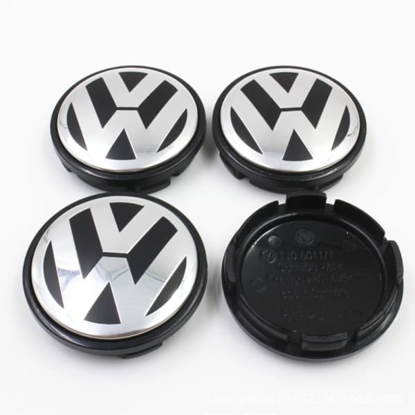 4-pack VW Logo 56mm Fälgemblem Fälgmärke #1 56mm SQBB_max