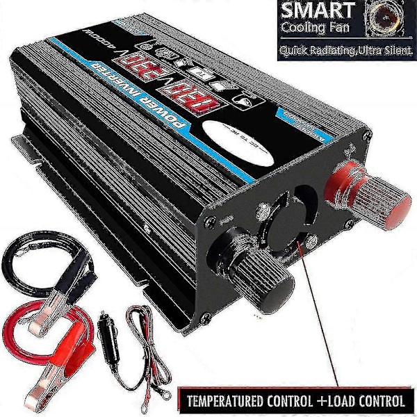 4000W Konverter 12V til 220V Ren Sinusbølge Inverter Ren Sinusbølge Transformator Med Fjernkontroll &