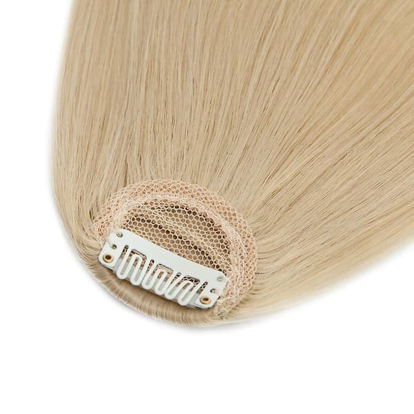 Clip In Hår Bangs Extensions Fransk Hår Bangs Stilig Hår Bangs Hårdeler gull gull gold 28cm