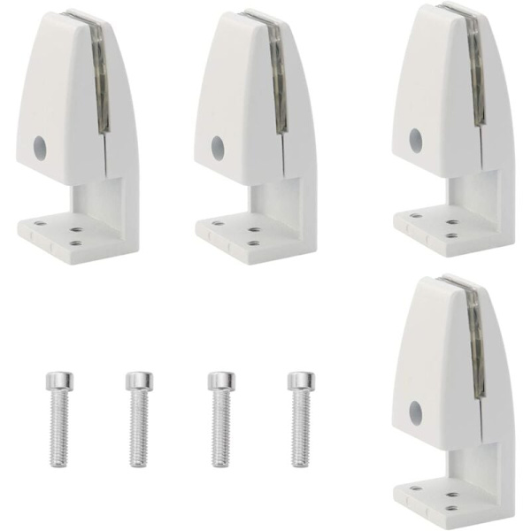4-pack Skrivbordsavdelare, Nysskyddsklämmor i aluminiumlegering, Sekretessklämmor för klassrum (5–20 mm)