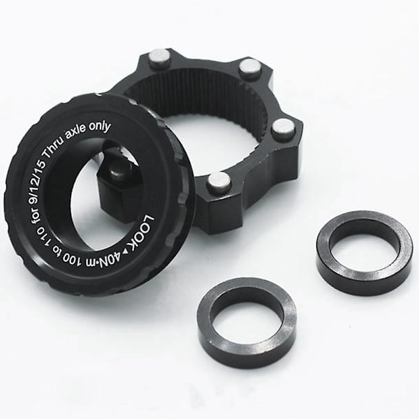 Center Lock Hub Boost Adapter, Center-Lock till 6-håls, 15X100 till 15X110