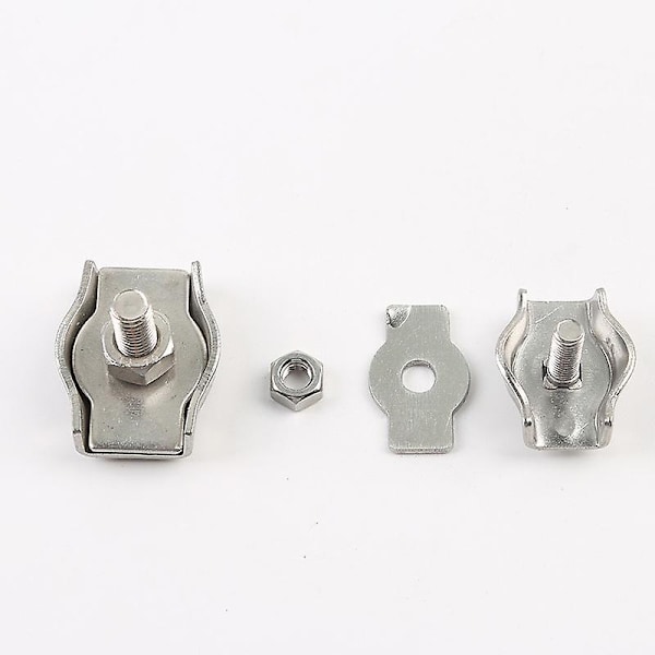 HKK 4mm Simplex Rustfrie Stålbånd [10 stk], 304 Rustfritt Stål