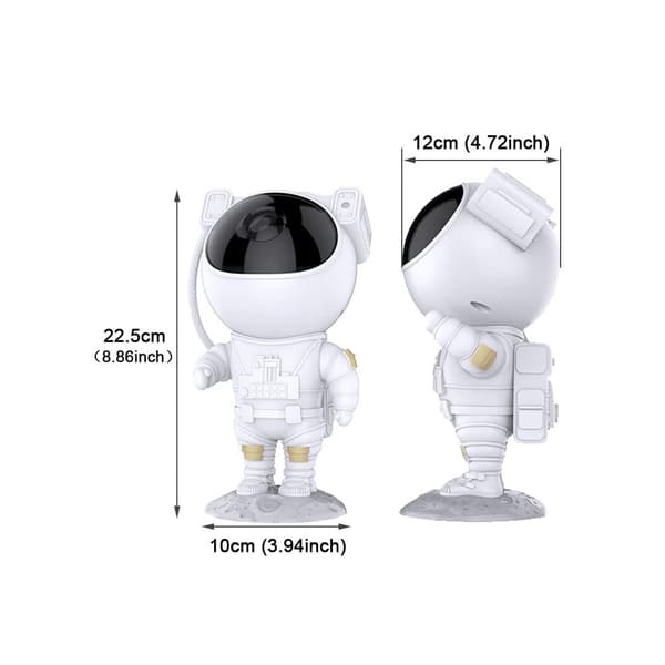 Astronaut Nattlys / Galakselampe - Stjernehimmelprojektor