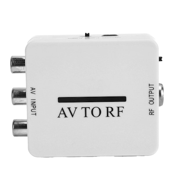 Videokonverter Mini Lydadapter TV-forsterker RCA AV CVSB til RF 67,25 MHz 61,25 MHz