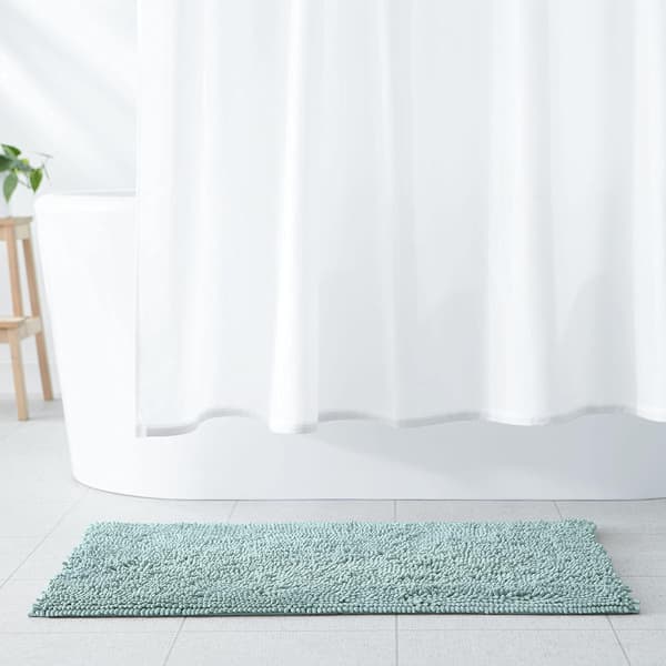 Amazon Basics Halkfri badrumsmatta i mikrofiber, 50 x 80 cm, grön