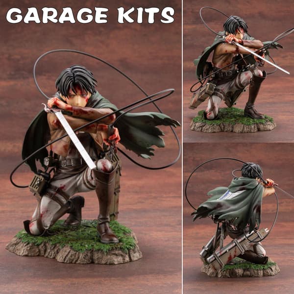 Attack On Titan Levi Ackerman PVC Figur Anime Actionfigur Model Legetøj Ny