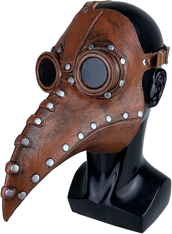 Halloween Pestedoktor Maske til Halloween Fest, Steampunk Fugl P[mo]