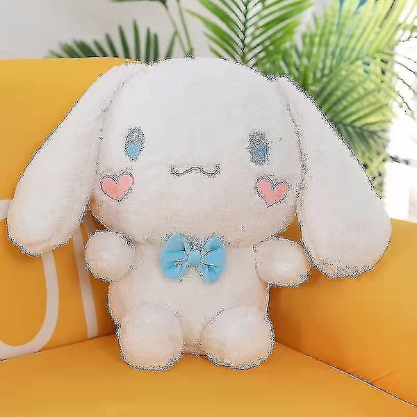 Sanrio Fluffy Cinnamoroll Plysch Stor Leksak Fylld Anime Mocha Mjölk Mjuk Dock-WELLNGS 30cm