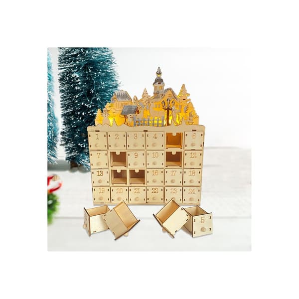 Juletræ Adventskalender Colourful