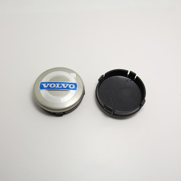 Volvo 02- 64MM 4-pack Centrumkåpor Volvo Silver Silver one size