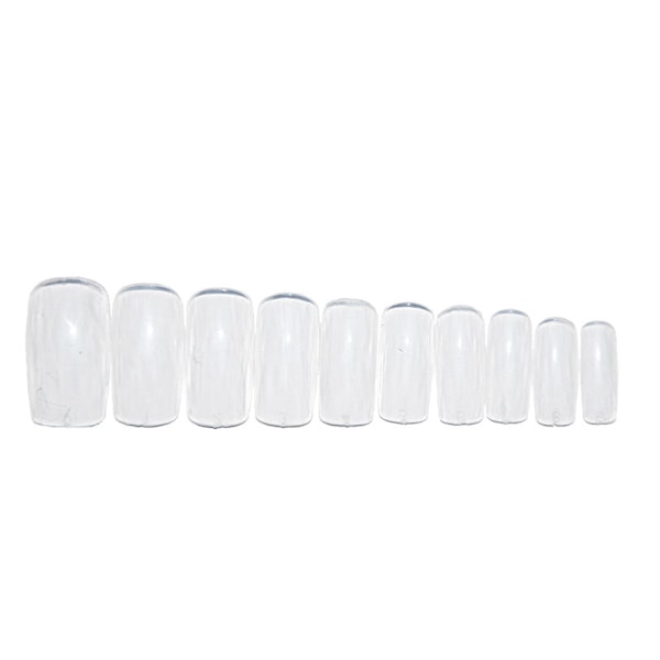 500 stk. Løsnegler ~ Klar ~ Hele Negler ~ Løsnegler Transparent Transparent