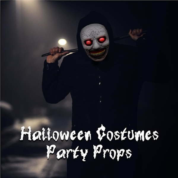 Desdfcer Halloweenmask, läskig Halloweenmask för kvinnor och män, Halloweenkanin Scary Mask