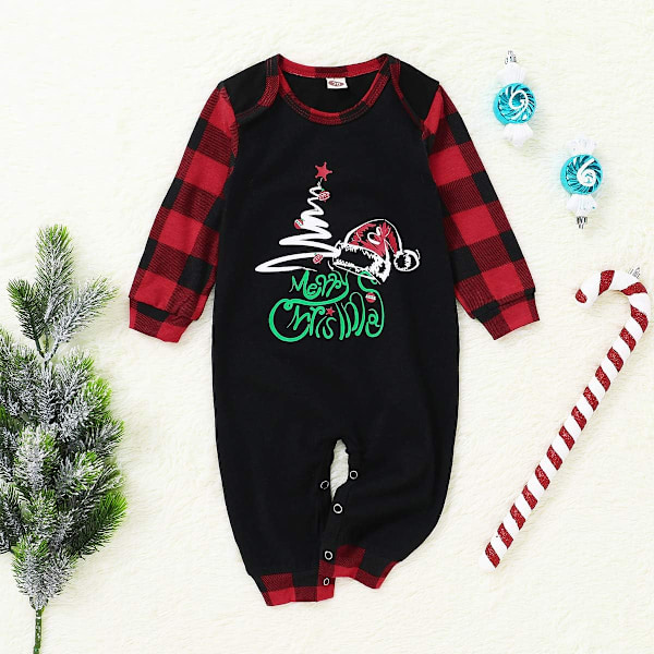 Grinch Matchende Familie Julpyjamas til Voksne og Børn S