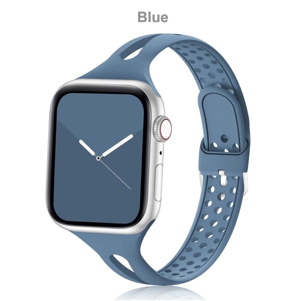 Ur til Apple Watch SE 6 5 4 3 2 blå blue 42/44mm