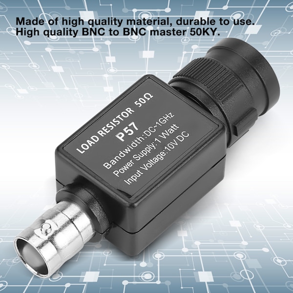 BNC naar BNC vrouwelijke 50KY Q9-adapter - zwart 50ohm-connector 0.1