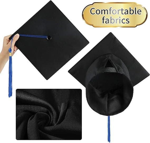 Unisex studenterhue, justerbar studenterhue studenterhue til