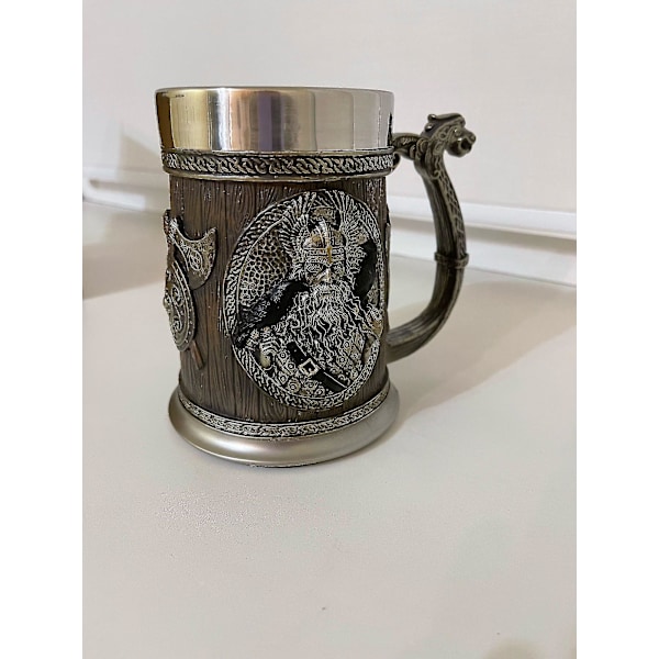 Viking Thor Mjölner Ölmugg Odin Bägare 590 ml