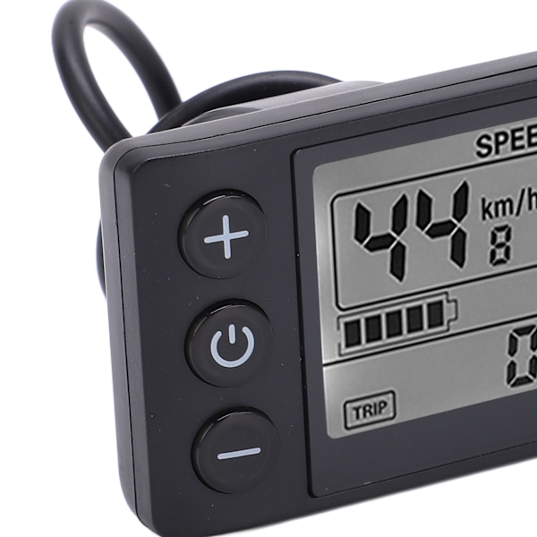 Sähköpyörän S866 LCD-näyttömittari 24V 36V 48V Ohjauspaneeli vedenpitävällä liittimellä[mo]