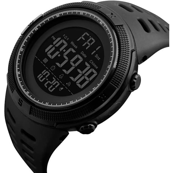 Herrklocka Mode Utomhus Sport Multifunktionell Födelsedagspresent (Färg: Grön)