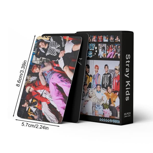 55 Stray Kids Album Minnekort