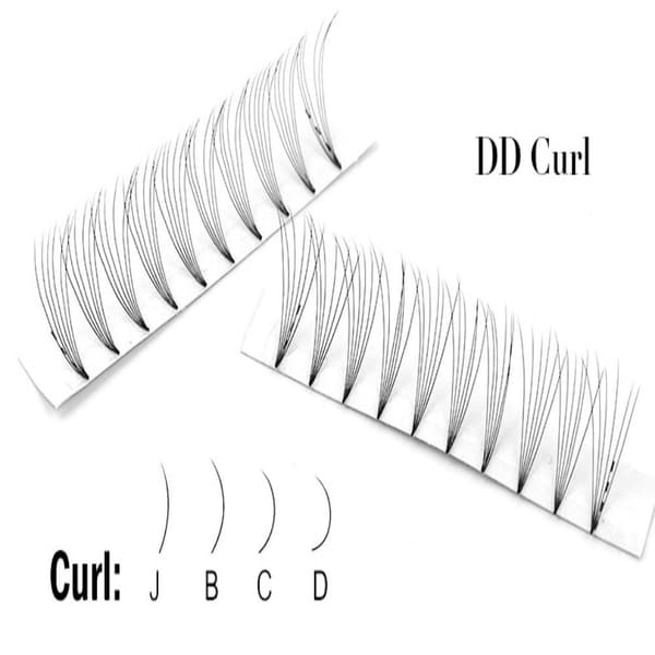 120 kluster individuella fransar 6D D-9MM D-9MM D-9mm D-9mm