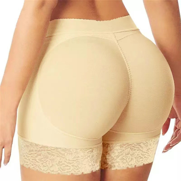 Butt Lift-trosor för kvinnor, Shapewear, Butt Enhancer, Fake Butt Underkläder, Body Shaping Apricot apricot M