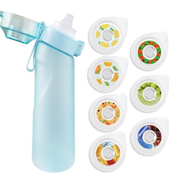 Air Water Up Flaske/Smakstilsatt vannflaske - 650ml - 7 pods inkludert - Camping Sport