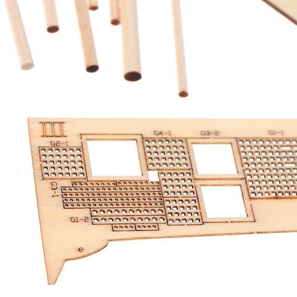 1:100 Halcon Trä Segelbåt Modell DIY Kit Skeppsmontering Dekoration Gåva[GL]