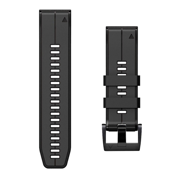 INF 26 mm Silikonarmband för Garmin Fenix 6X/Fenix7X/7X pro, COROS Black Variety