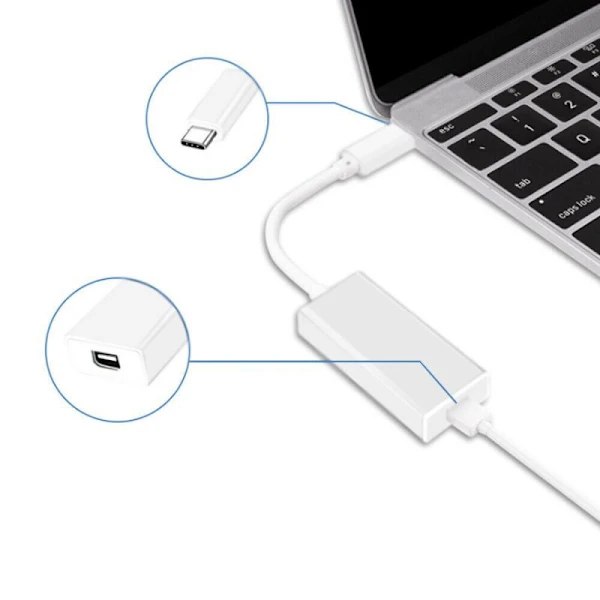 Thunderbolt 3 (USB-C) til Thunderbolt 2-adapter [mo]