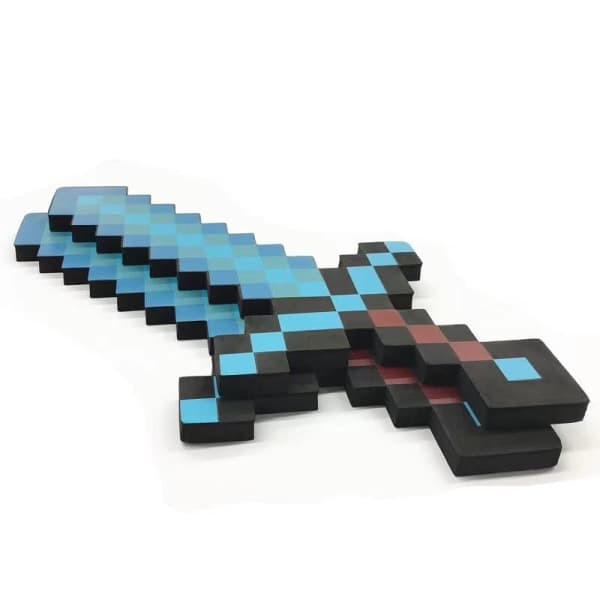 Minecraft-leker, spill, murede sverd, skumvåpen, 30 cm