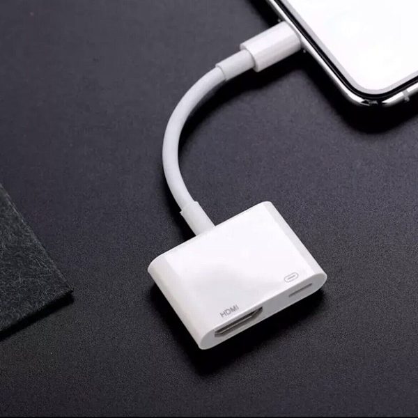 Lightning–HDMI-digitaali-TV-sovitin FULL HD 1080P -kaapeli Apple iPadille ja iPhonelle
