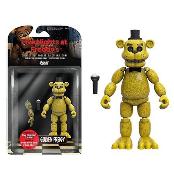 15cm Fnaf Figurer Freddy Bonnie Foxy Chica Fazbear Bear Actionfigur Pvc Samling Mardröm Fredbear Ballongpojke Dukker Model[HK] 2