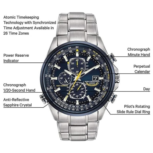 Citizen Eco-Drive Promaster Skyhawk At Blue Angels Ur 45mm Sort