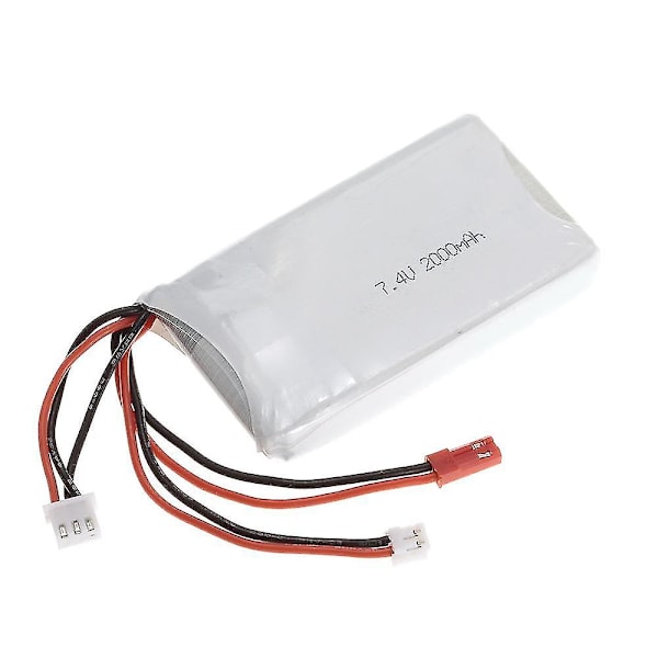 Lipo-batteri 2S 7,4V 2000mAh 8C Lipo-batteri för FrSky TARANIS Q X7 2,4G