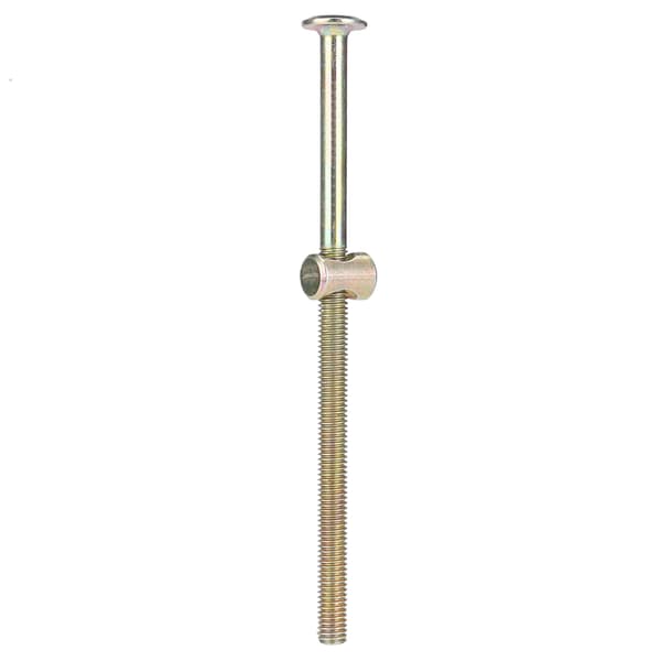10 st M6 kolstål 120 mm möbelbultar med 6 mm cylindermutteranslutningsfäste 0.1