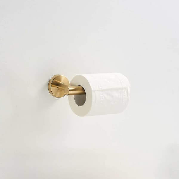 Toiletpapirholder i rustfrit stål 304, børstet messing - liuyue