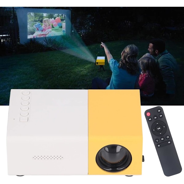 Minip projektor, LED-mobiltelefon videoprojektor Full HD för dator, för datorskärm