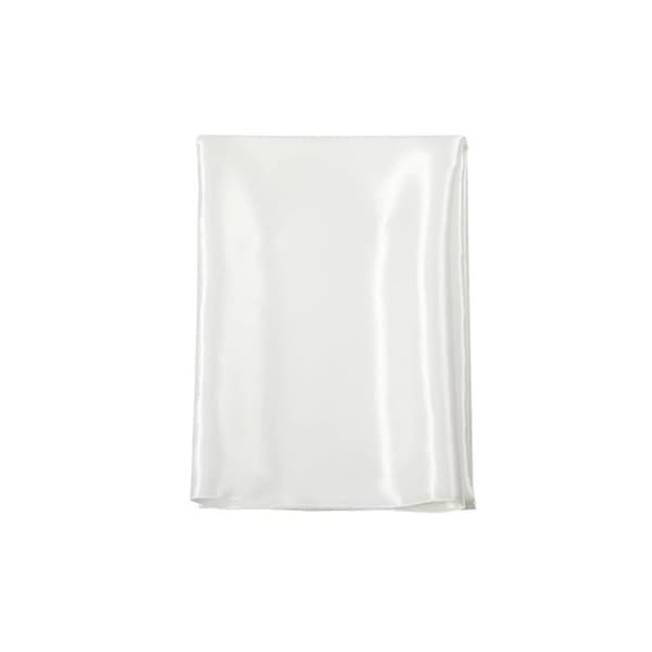 Polyester Satin Dug til fester, bryllupper og begivenheder, flere farvemuligheder Hvid Hvid White
