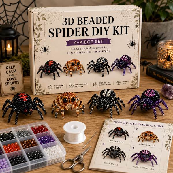 3D Perledyr DIY-sæt Serie spider