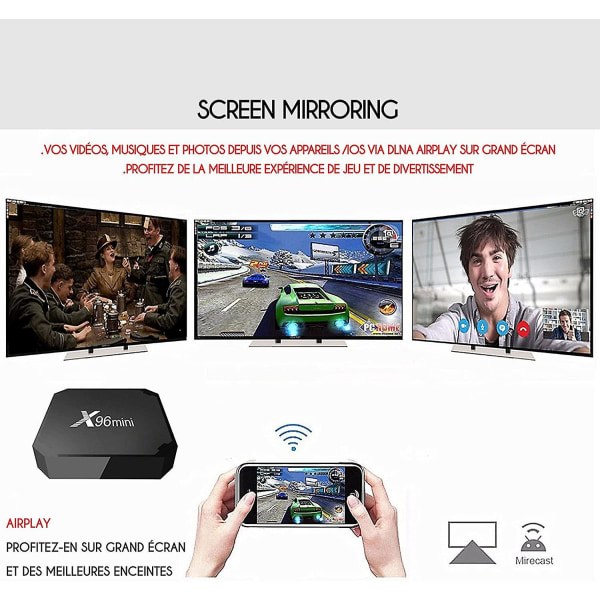X96 Mini iptv Multimedia Streaming Android 9.0 Box / 4K
