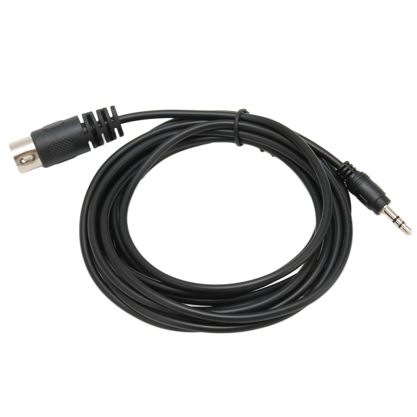 7-polet Din-hane til DC 3,5 mm han-kabel udskiftning stereo MIDI DIN 7-polet til 3,5 mm lyd- og videokabel 9,8 fod