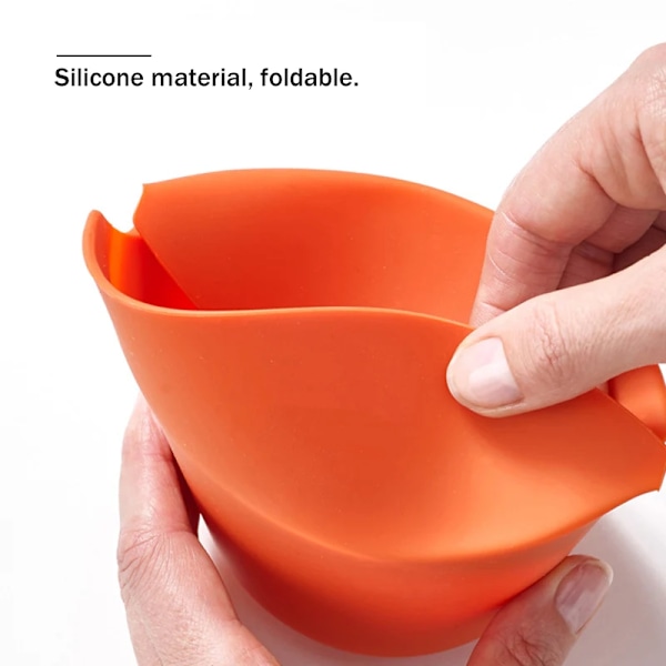 Mikrobølgebolle for sammenleggbar popcorn[mo] black