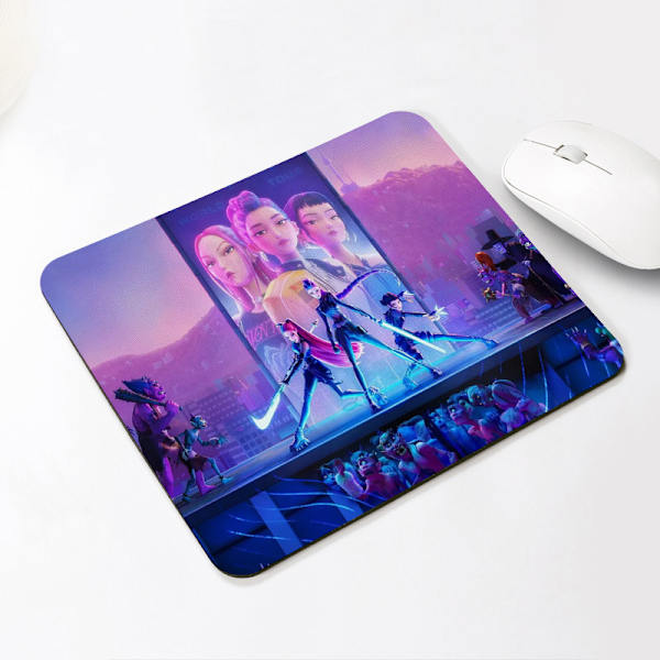 K-pop Demon Hunter Jentegruppe Musematte Mini Musematte Datamaskin Sklisikker Skrivebordsmatte 3