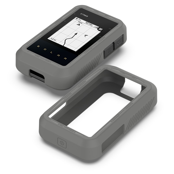 Blødt silikoneetui til Garmin eTrex Solar Gray Gray Gray