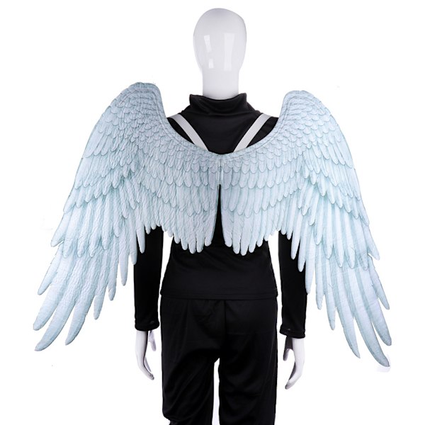 Non-Woven Tyg Festlige Englevinger Halloween Oversized Svart Hvite Vinger Kostyme Rekvisita Rainbow Rainbow Angel Wings