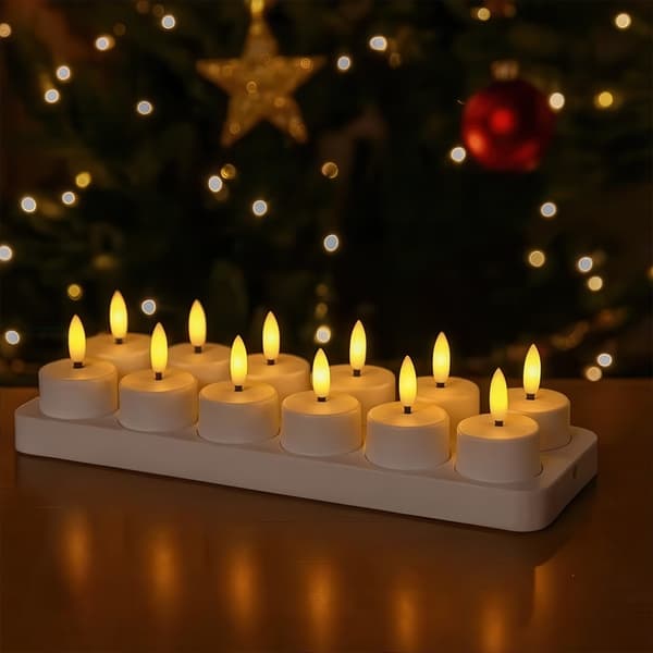 Oppladbar Varmelampe - LED-lys med Kontroll og Timer 280 6-Pack