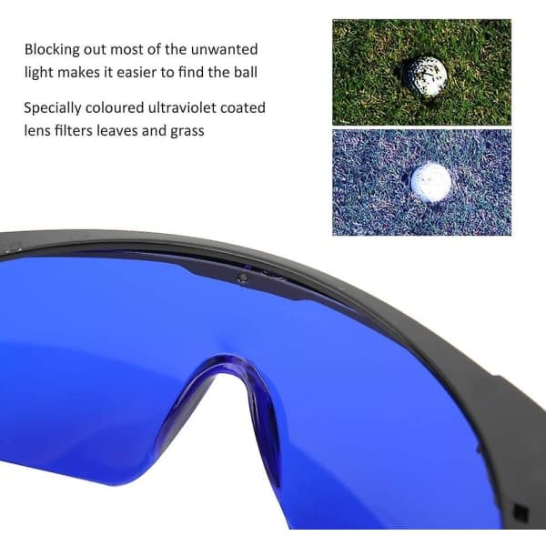 Galaxy Golfboldfinder Briller med blåtonede linser til at finde bolde