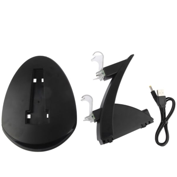 Laddstation för PS4 - Laddare för Handkontroll / Playstation-kontroll Black Svart